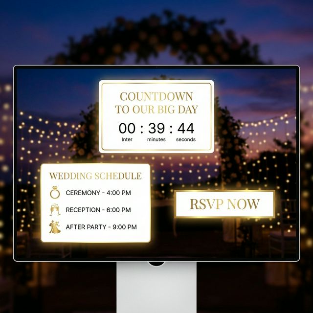 Live Event Website example